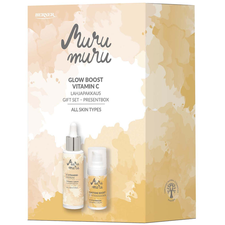 Murumuru Glow Boost Vitamin C lahjapakkaus