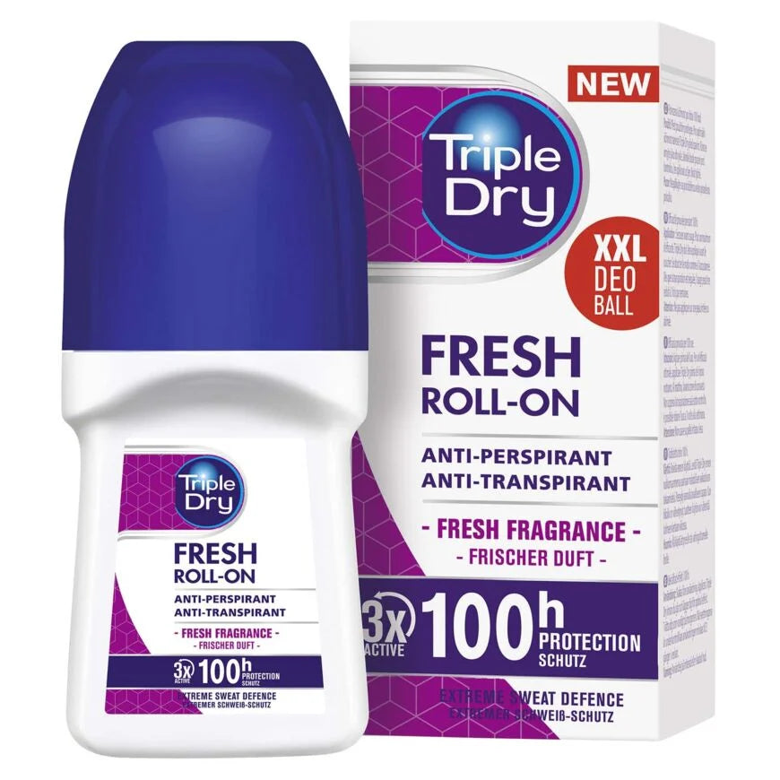 Triple Dry 100 h Fresh Antiperspirant Roll-On Tuoksu 50 ml