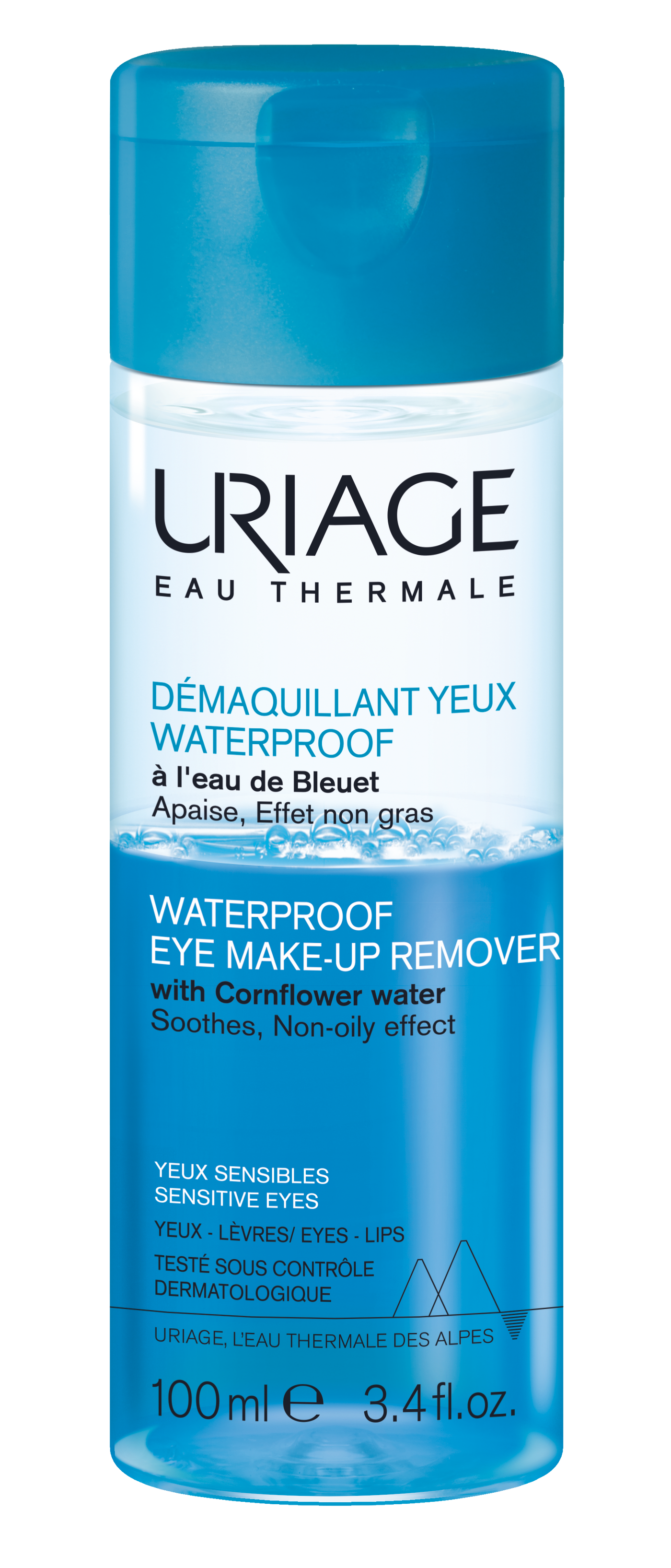 Uriage Waterproof Eye Make-up -poistoaine 100 ml -tuotteen kuvaus