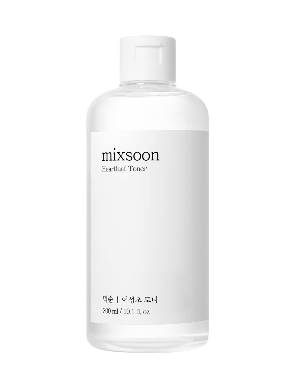 Mixsoon Heartleaf Toner 300 ml - luonnollinen kasvovesi herkälle iholle