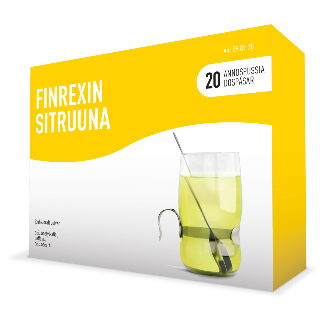 FINREXIN SITRUUNA 350/30/300 MG jauhe, 5 g