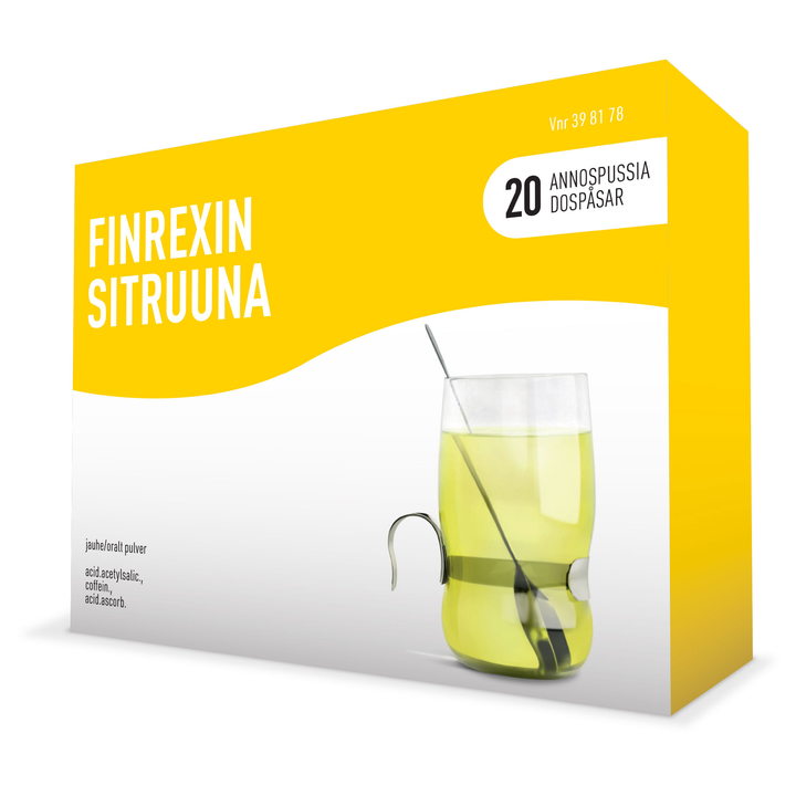 FINREXIN SITRUUNA 350/30/300 MG jauhe, 5 g