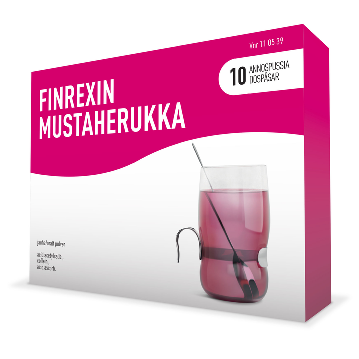 FINREXIN MUSTAHERUKKA 350/30/300 MG jauhe, 5 g