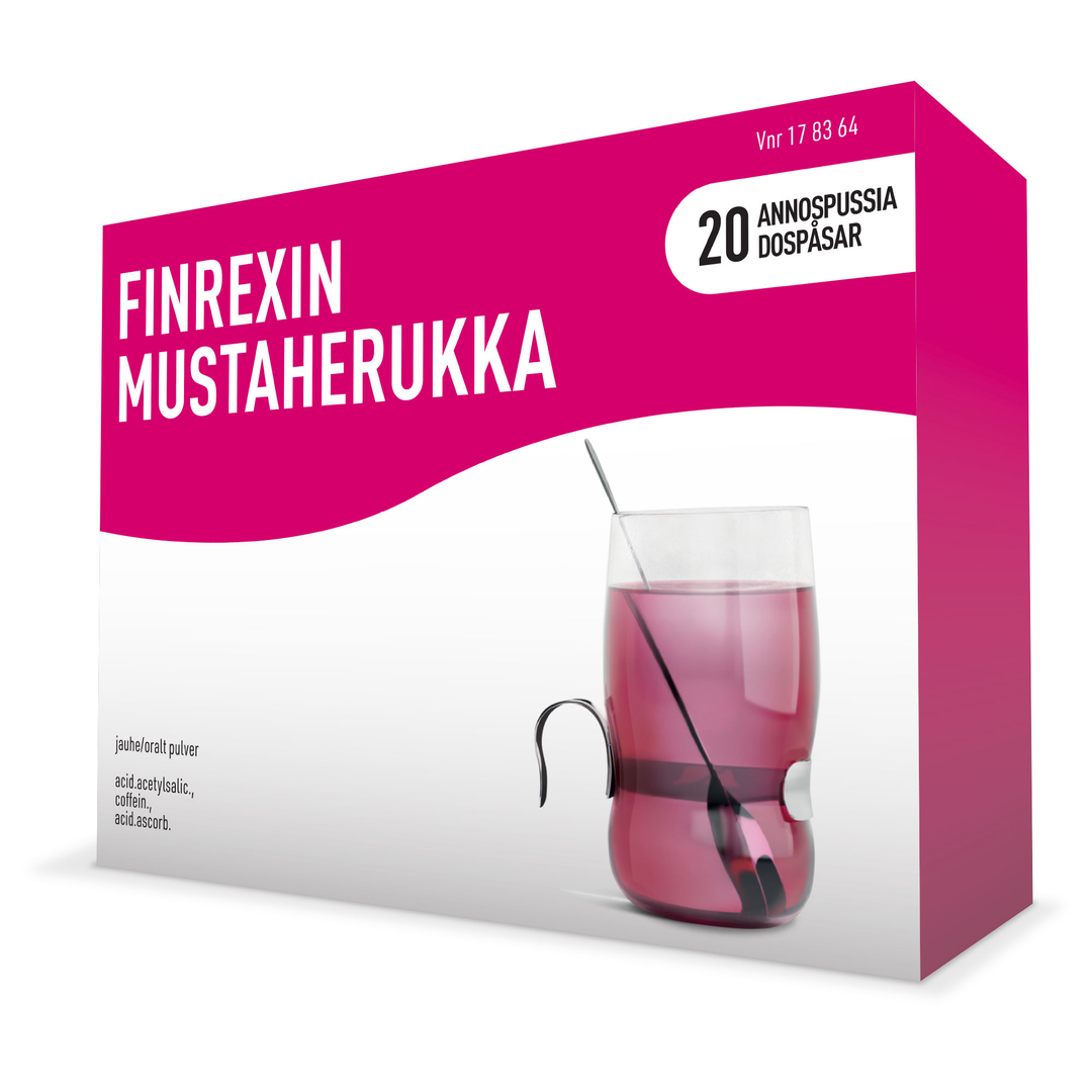 FINREXIN MUSTAHERUKKA 350/30/300 MG jauhe, 5 g