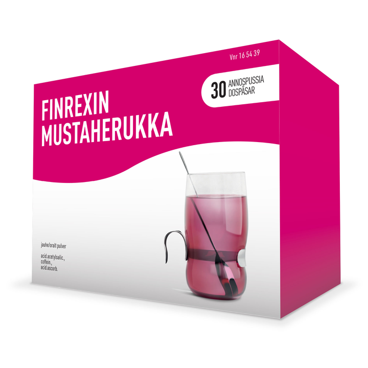 FINREXIN MUSTAHERUKKA 350/30/300 MG jauhe, 5 g