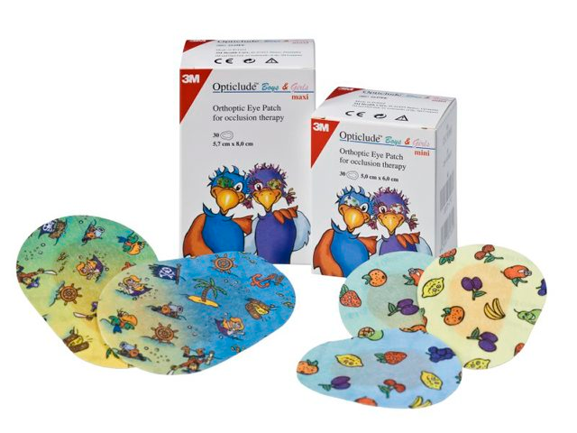 OPTICLUDE silmälappu kuviollinen Boys &Girls 30 kpl, Maxi