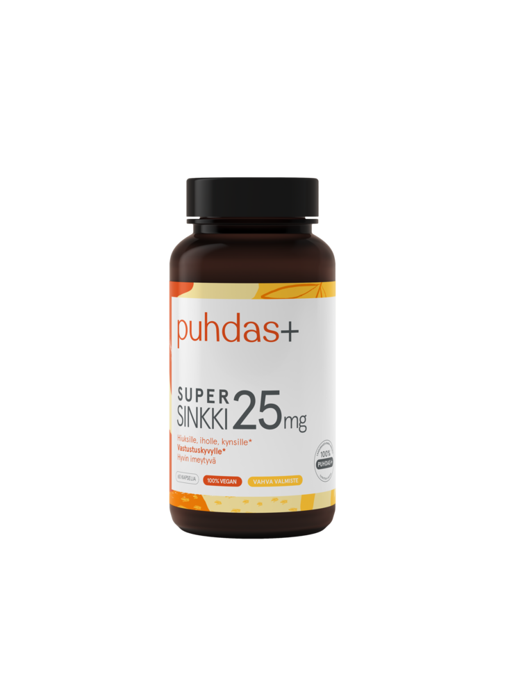 Puhdas+ Supersinkki 25mg Vegekapseli