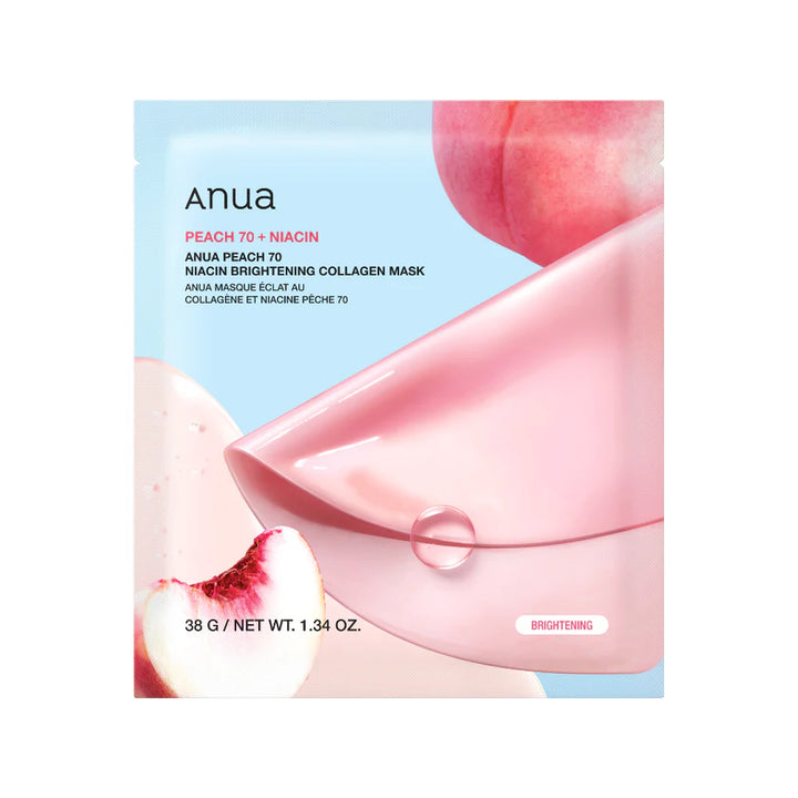 Anua Peach 70 Brightening Collagen Mask 1 kpl