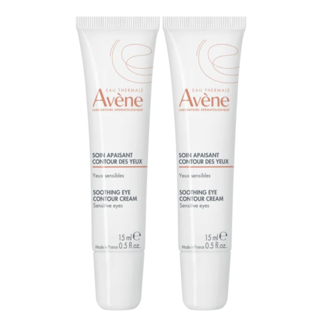 Avene Soothing Eye Contour Cream 2 x 15 ml, tuplapakkaus