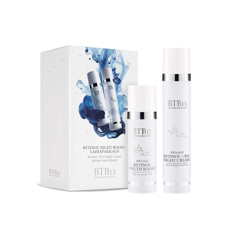 BTB13 Pro-Age Retinol Night Boost Lahjapakkaus