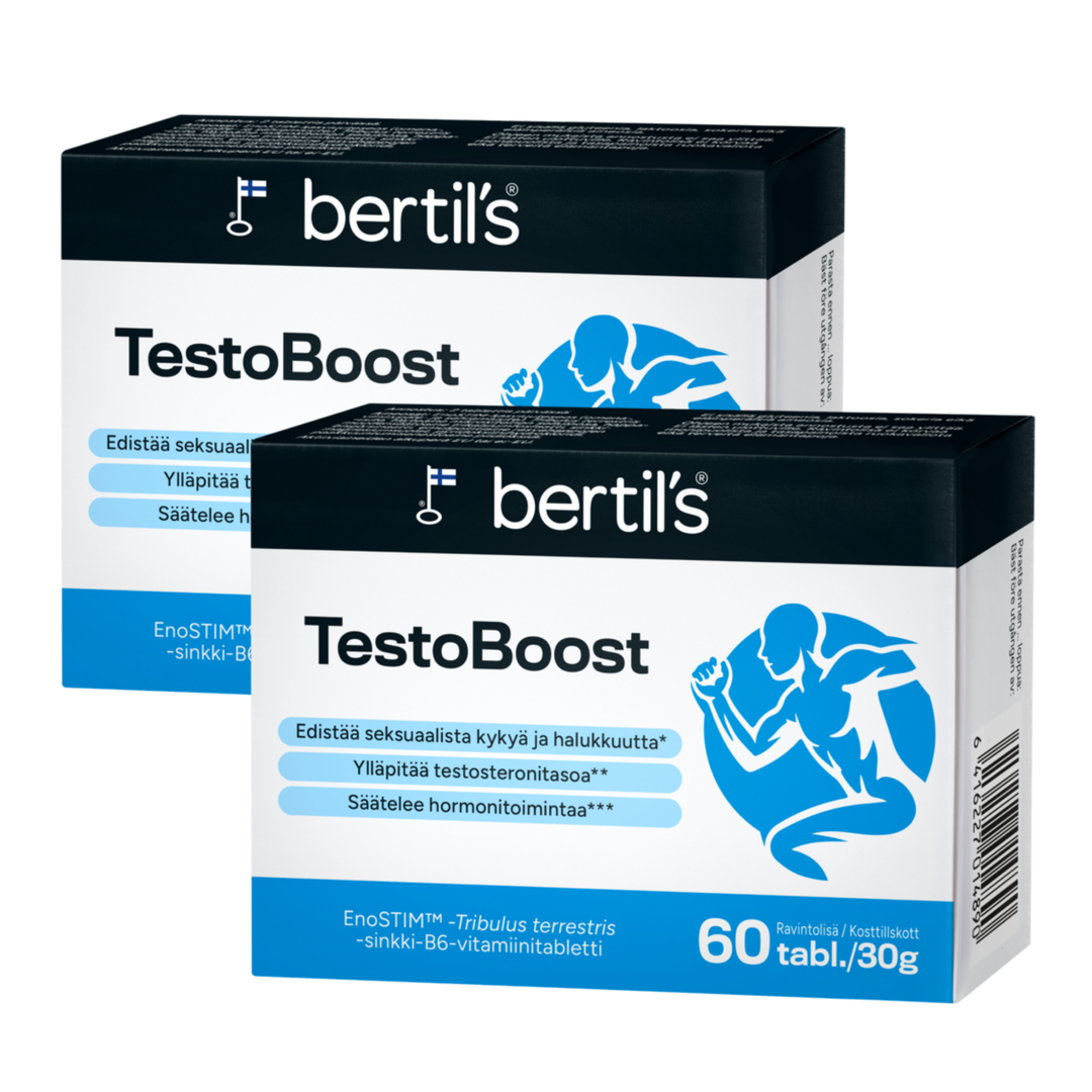 Bertils Testo Boost (Miesten hyvinvoinnille) 2 x 60 tabl