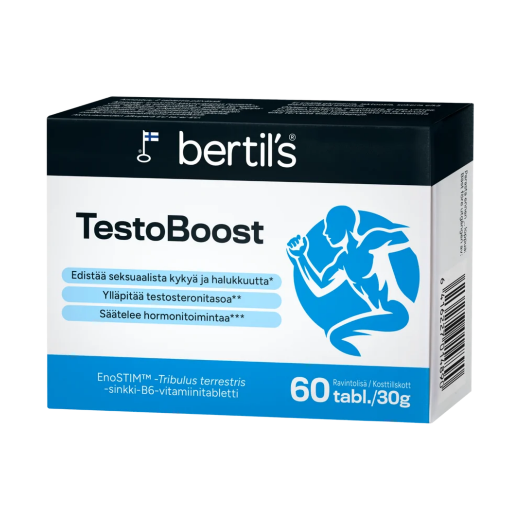 Bertils Testo Boost (Miesten hyvinvoinnille)