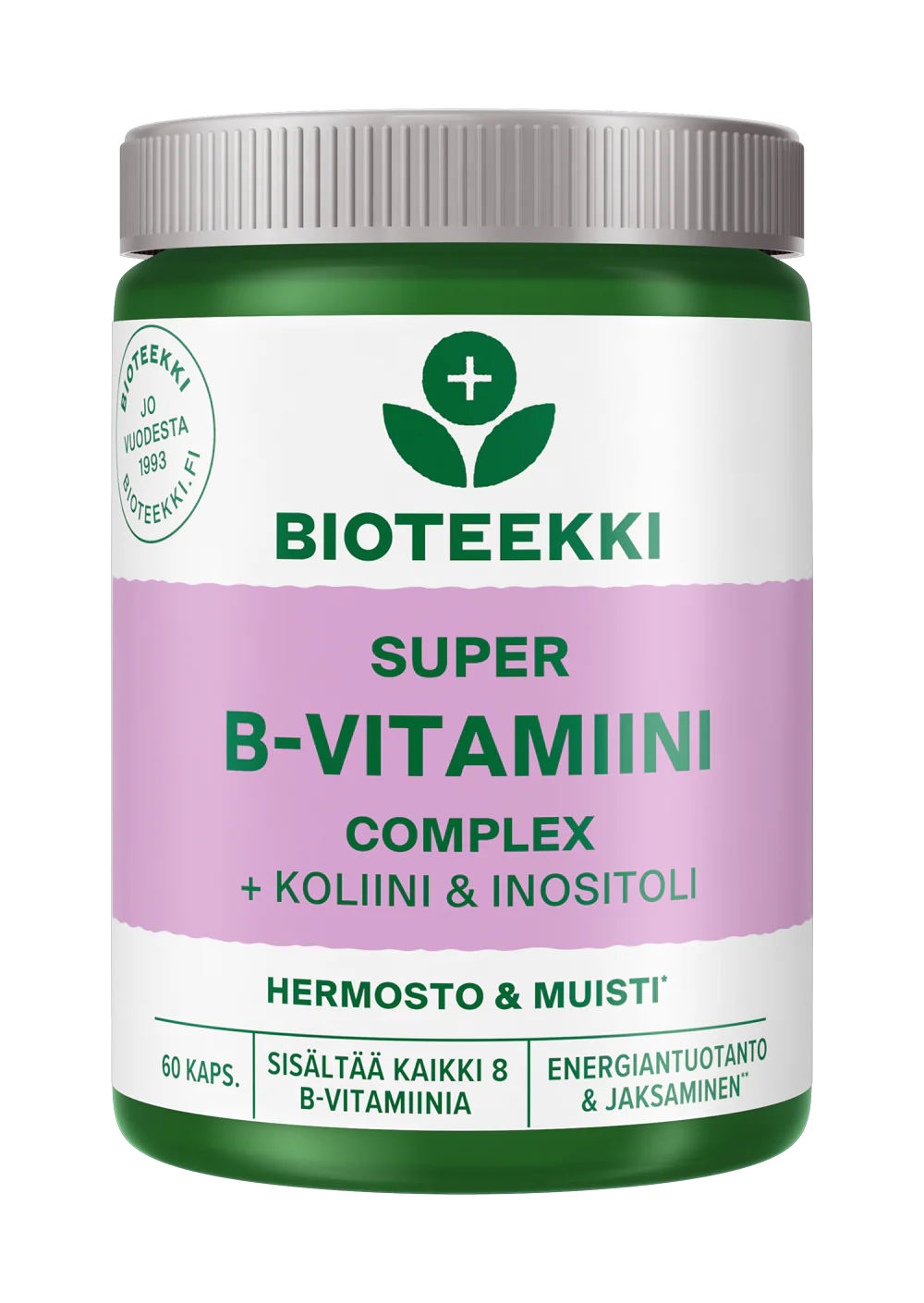 Bioteekki Super B-Vitamiini Complex (+Koliini & Inositoli)