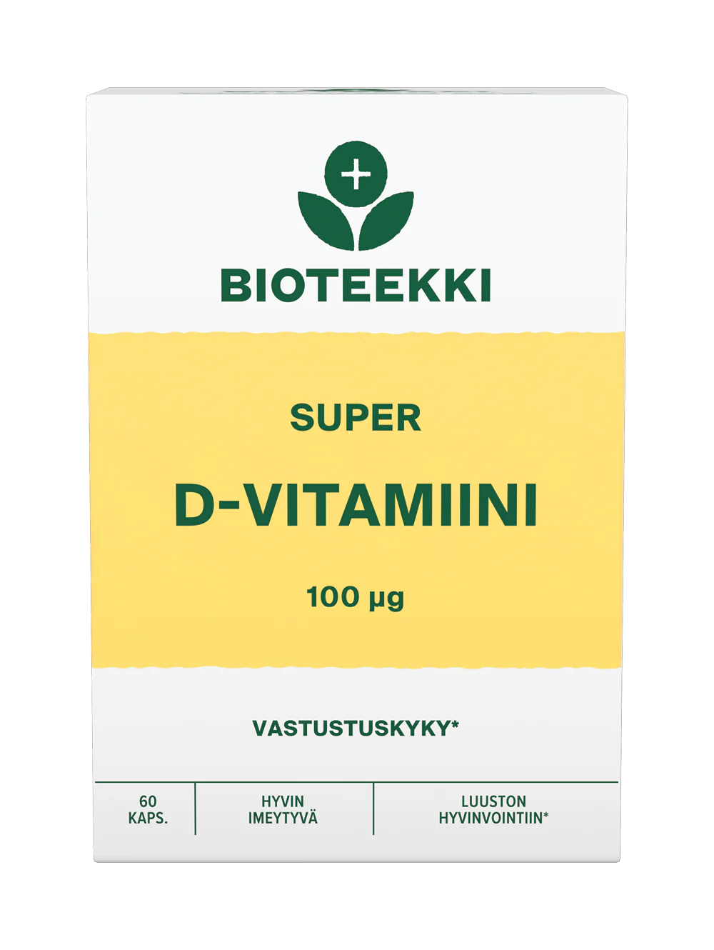 Bioteekki Super D-Vitamiini 100 ug