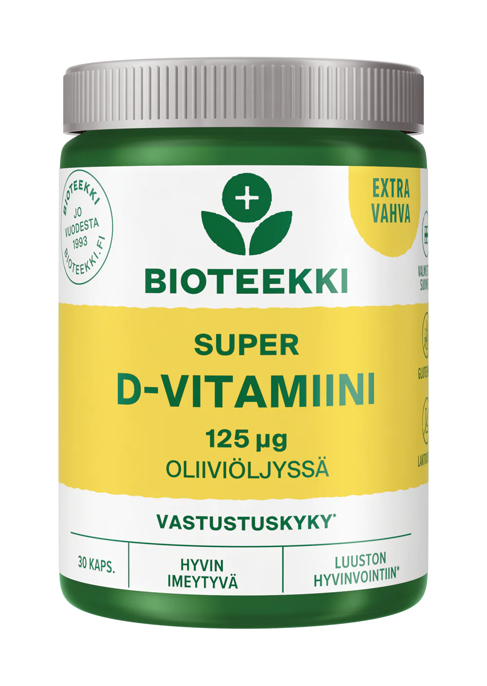 Bioteekki Super D-Vitamiini 125 ug (Oliiviöljyssä)