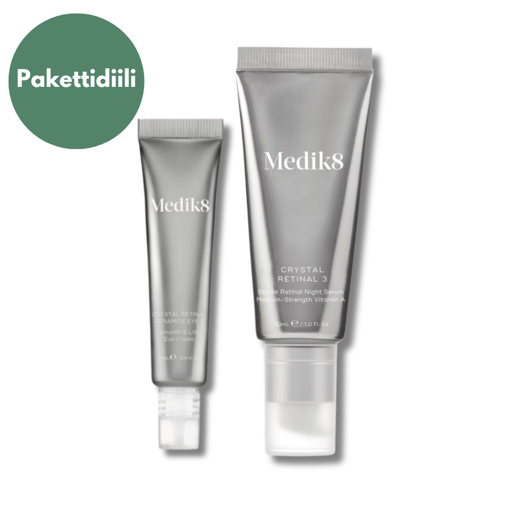 Medik8 Crystal Retinal 3 Duo - tehokas anti-aging ihonhoitotuote retinolilla