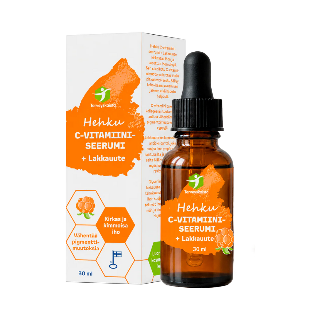 Terveyskaista Hehku C-vitamiiniseerumi + lakkauute 30 ml