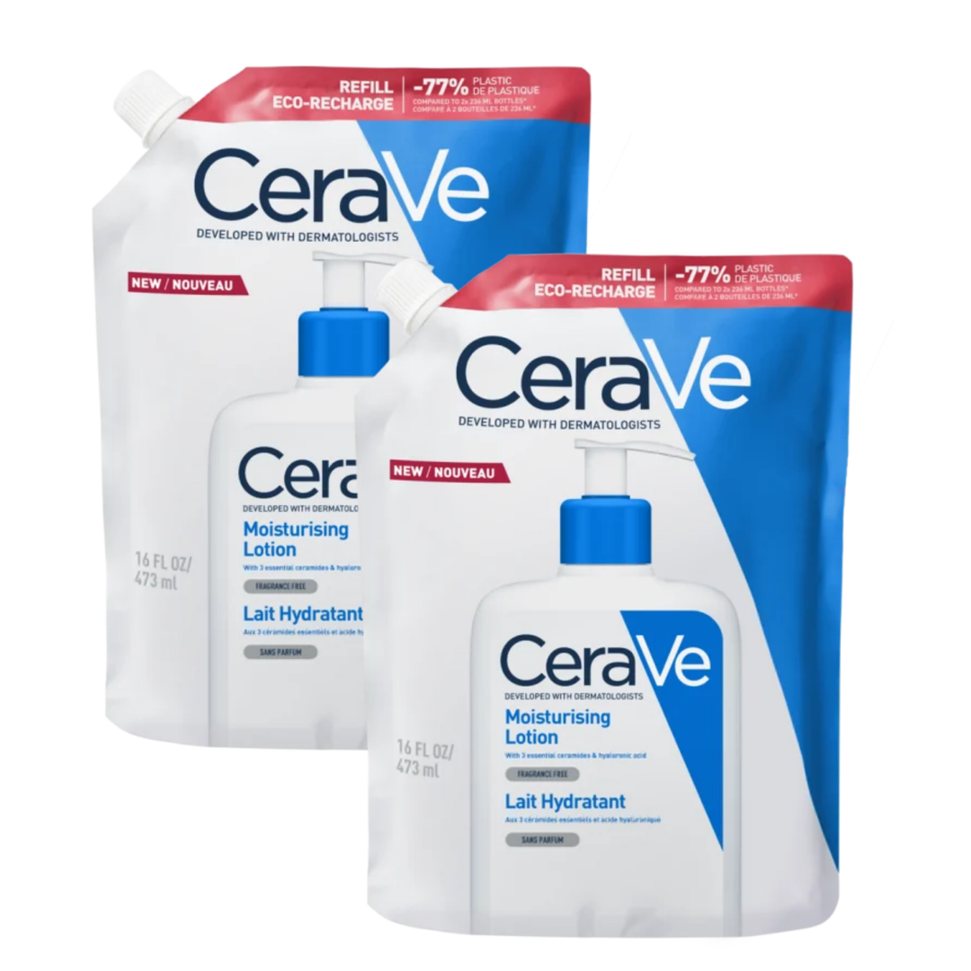 CeraVe Moisturising Lotion täyttöpakkaus 2 x 473 ml
