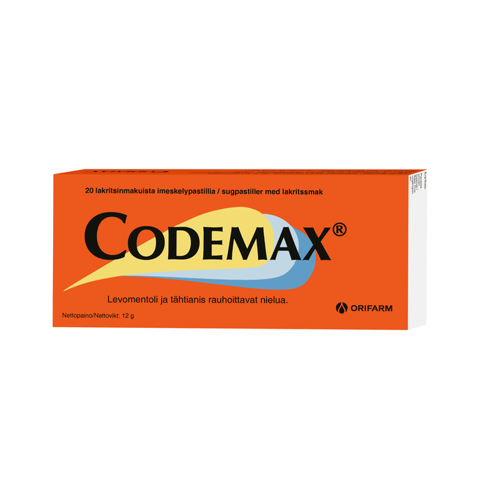 Codemax Imeskeltävä Pastilli