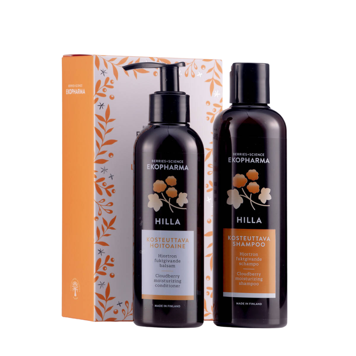 Ekopharma Hilla Kosteuttava Lahjapakkaus hiuksille