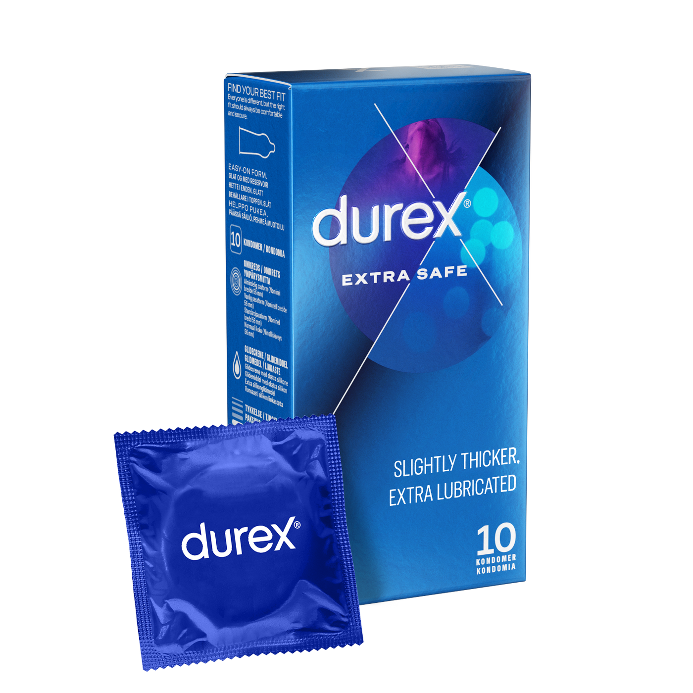 Durex Extra Safe Kondomi tarjoaa luotettavaa ja turvallista suojaa intiimisuhteisiin