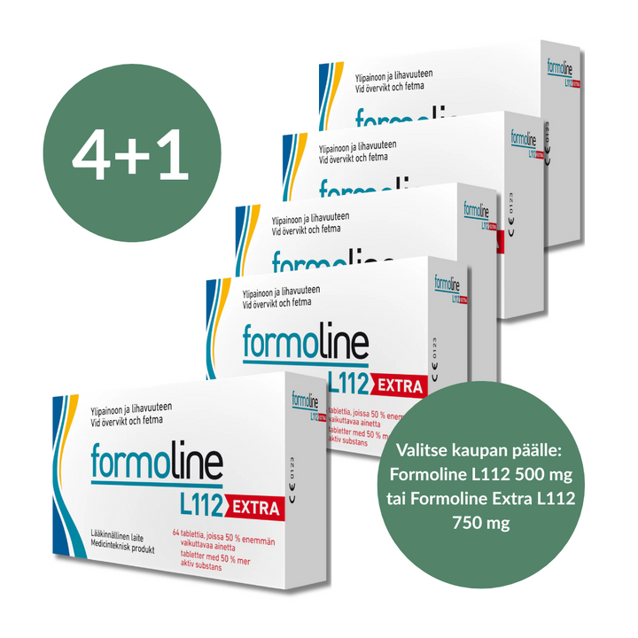 Formoline Extra L112 750mg, 4 x 64 tabl (+1 ilmaiseksi) Kampanja