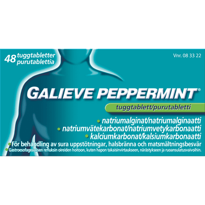 Galieve Peppermint 80 Mg/133,5 Mg/250 Mg Purutabl