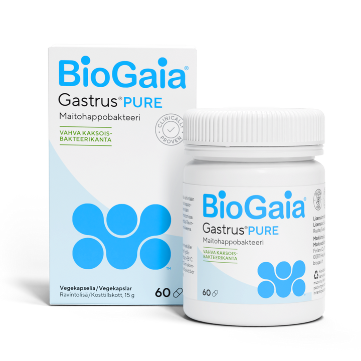 BioGaia Gastrus PURE vegekapselit