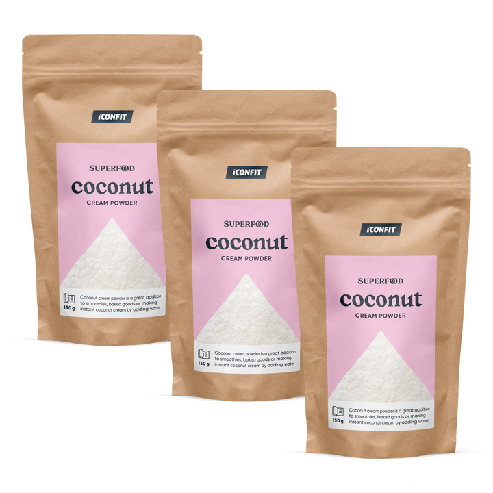 ICONFIT Kookoskermajauhe 3 x 150 g