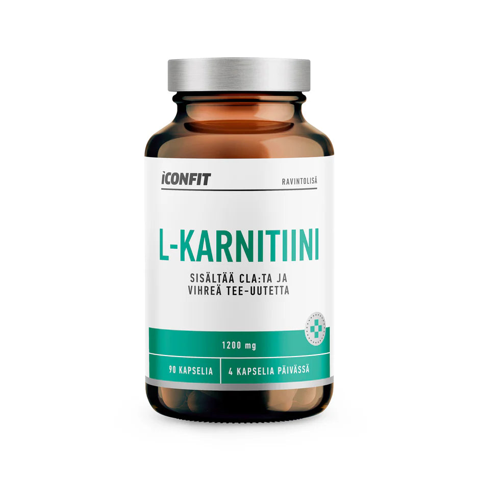 ICONFIT L-Katnitiini (Sisältää CLA:Ta ja vihreä tee-uutetta), 1000mg  90 kaps