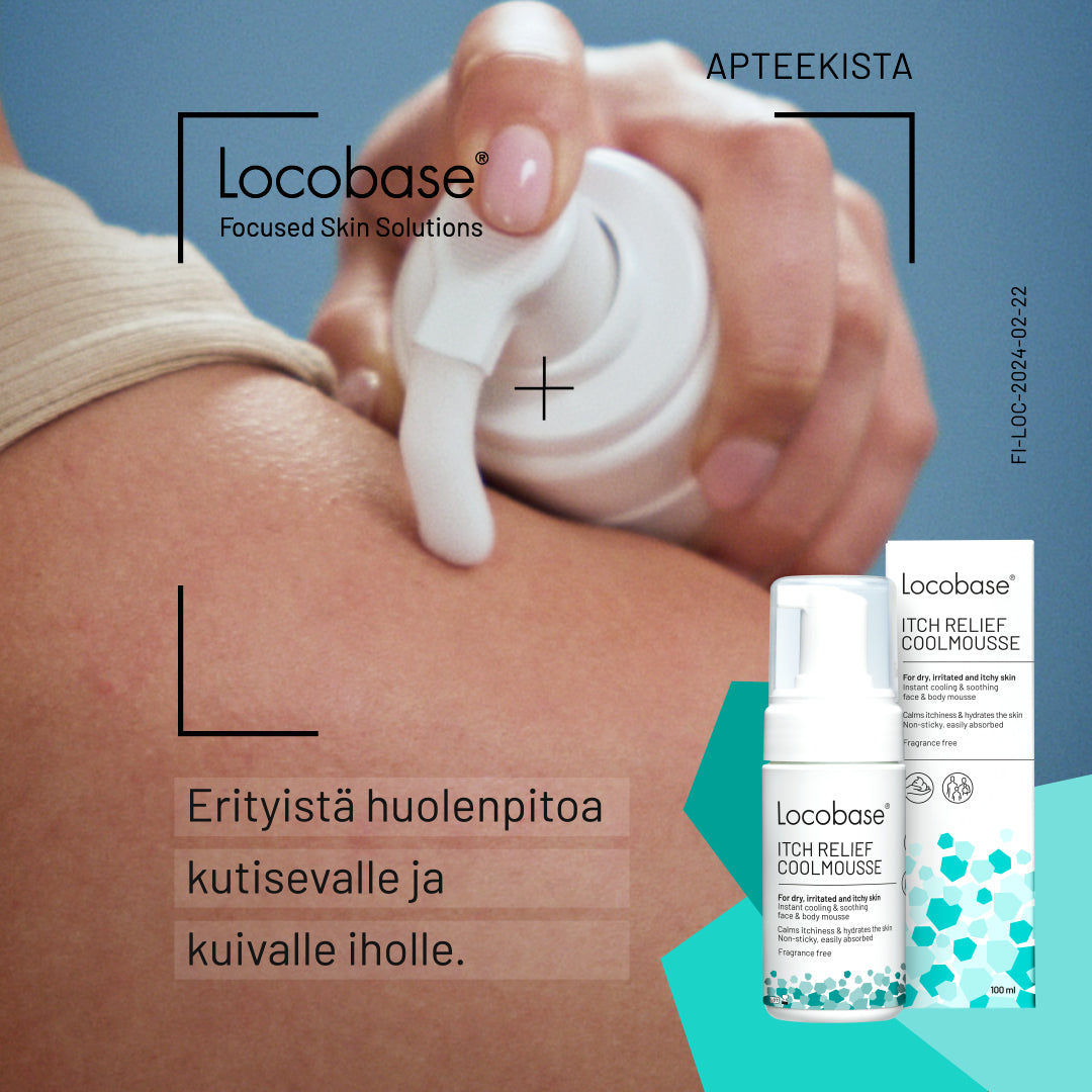 Locobase Itch Relief Coolmousse - Kutinaa lievittämään