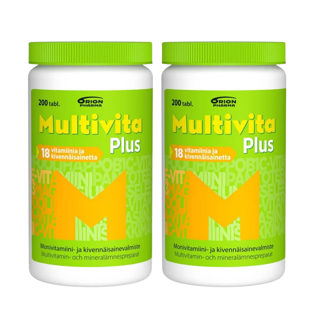 Multivita Plus Monivitamiini 2 x 200 tabl