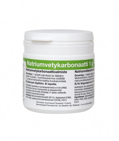 Natriumvetykarbonaatti 1 g Tabl