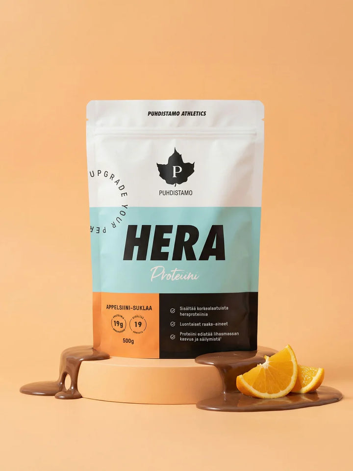 Puhdistamo Athletics Hera Appelsiini-Suklaa