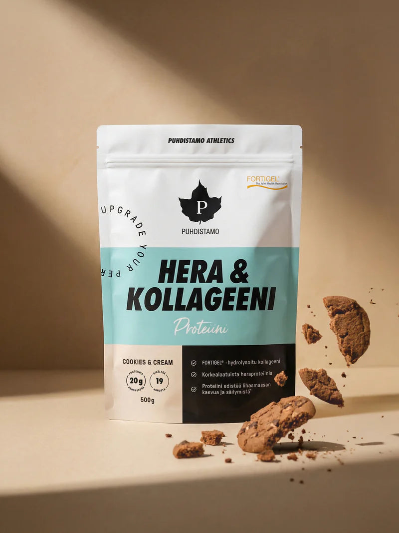 Puhdistamo Athletics Hera & Kollageeni Cookies & Cream