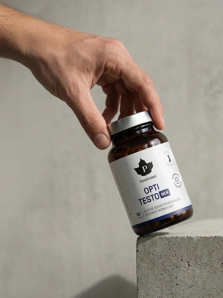 Puhdistamo Opti Testo Men 60 kaps
