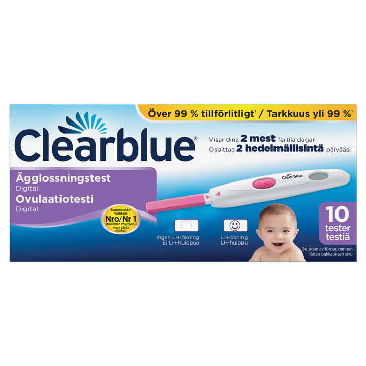 Clearblue digitaalinen ovulaatiotesti 10 KPL