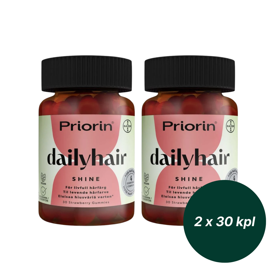 Priorin Daily Hair Shine Gummies 2x30 kpl