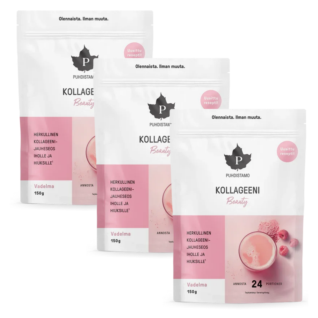 Puhdistamo Kollageeni Beauty 3 x 150 g
