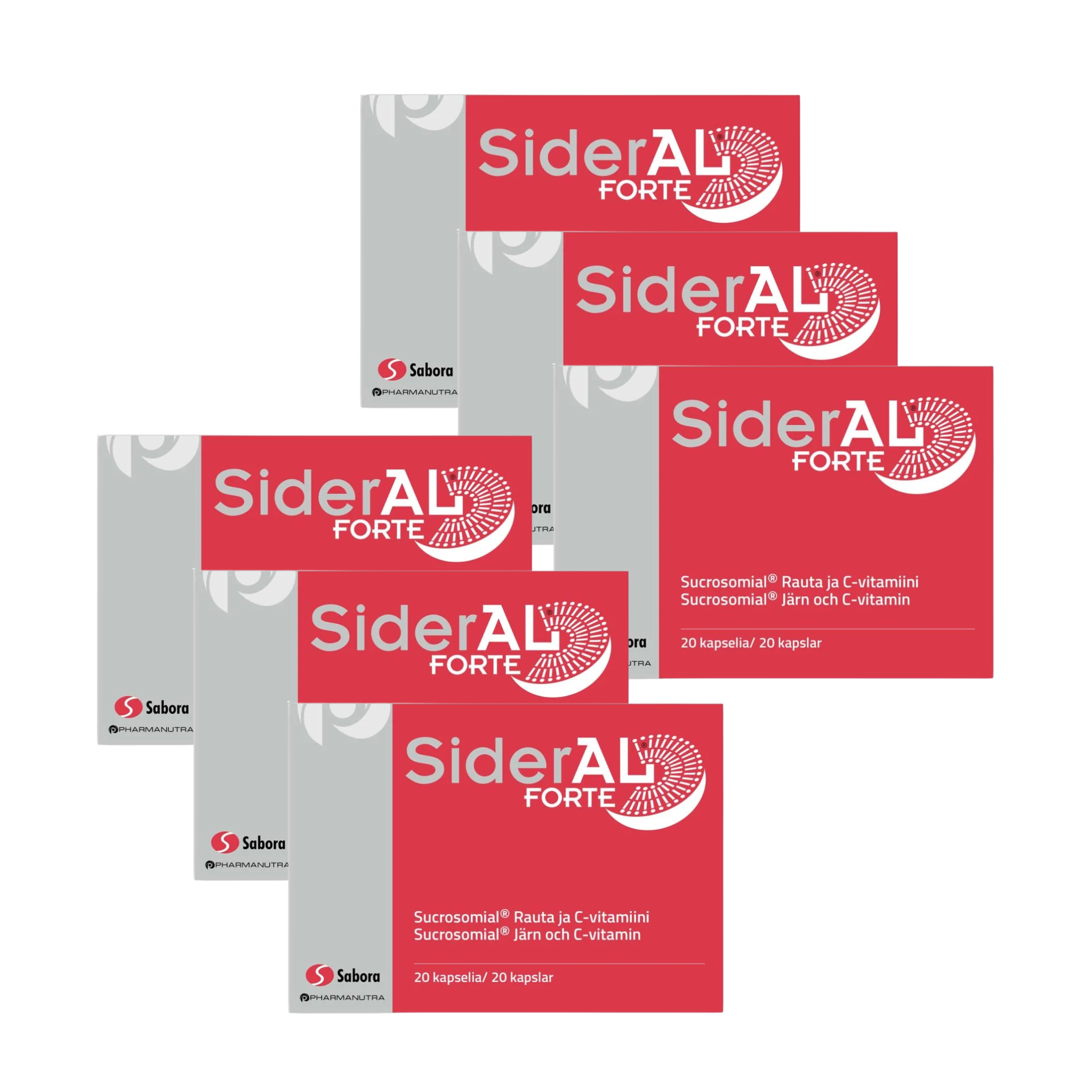 Sideral Forte 30mg 6x20 kaps – Apteekki 360