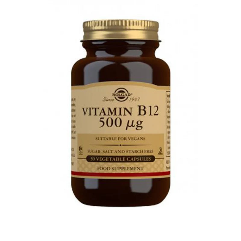 Solgar B12-vitamiini 500 µg 50 kaps