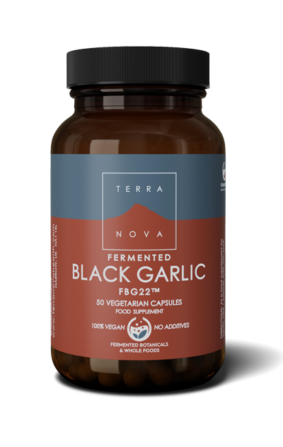 Terranova Fermented Black Garlic FBG22, 50 kaps