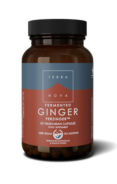 Terranova Fermented Ginger FERZINGER, 50 kaps