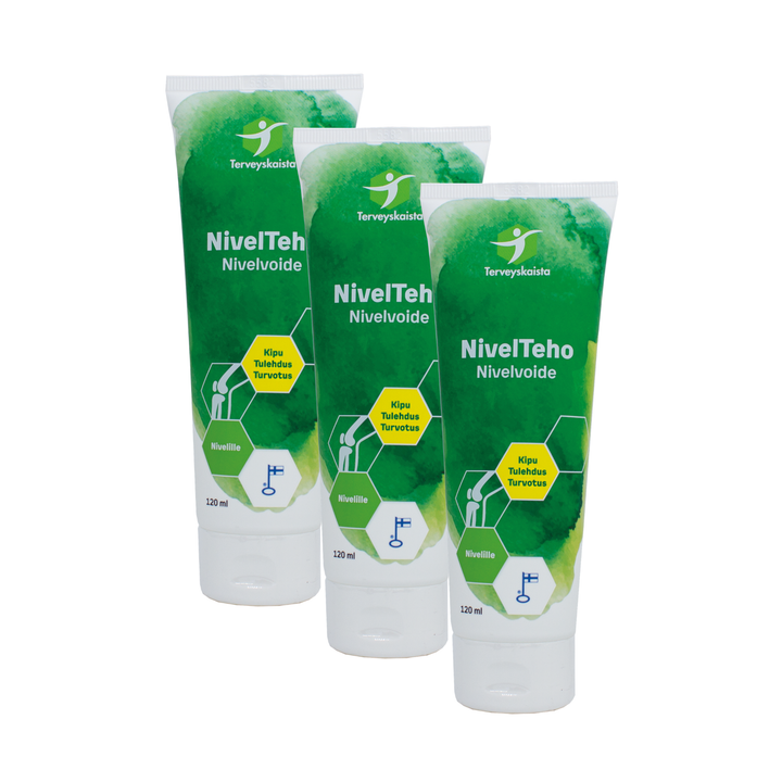 Terveyskaista NivelTeho Nivelvoide 3 x 120 ml