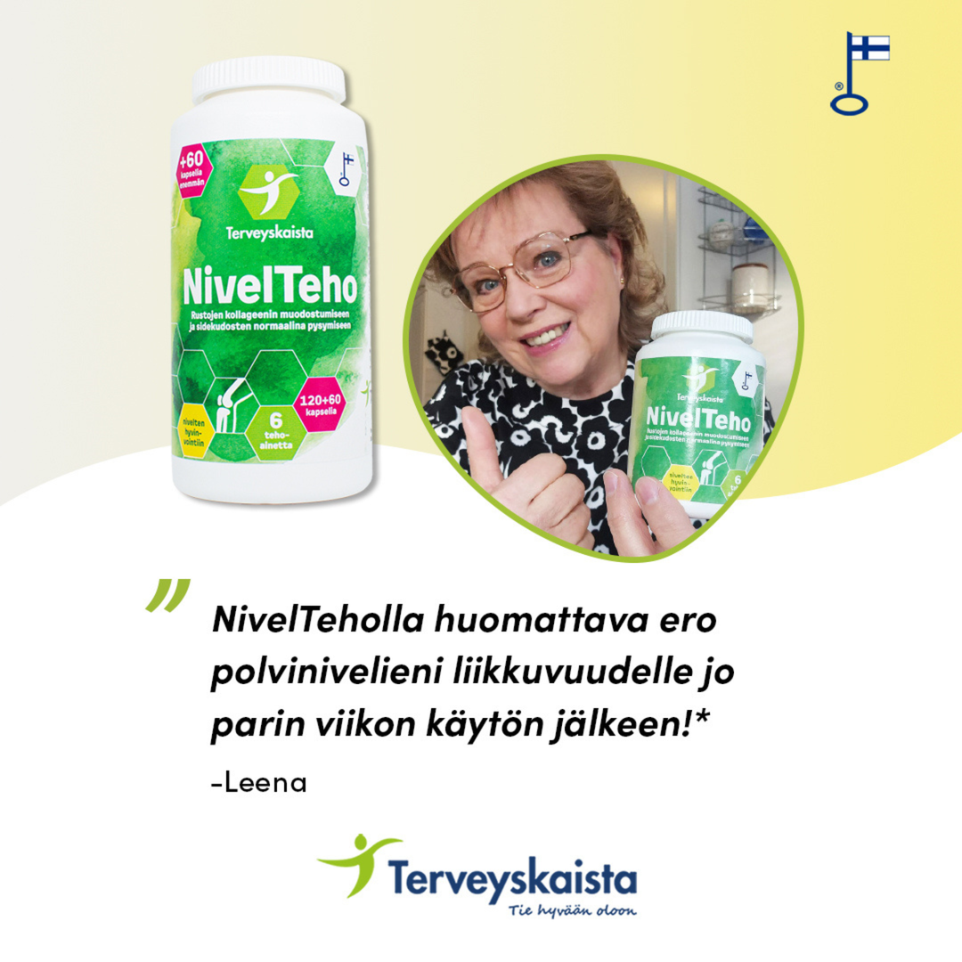 Terveyskaista NivelTeho 120+60 kaps Kampanjapakkaus