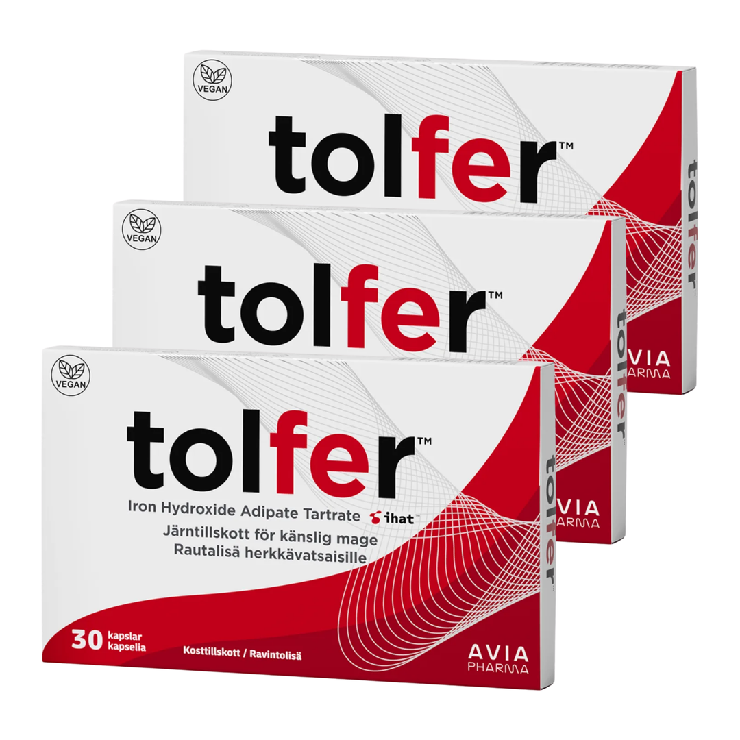 Tolfer rautavalmiste (IHAT) 30 mg 3 x 30 kaps