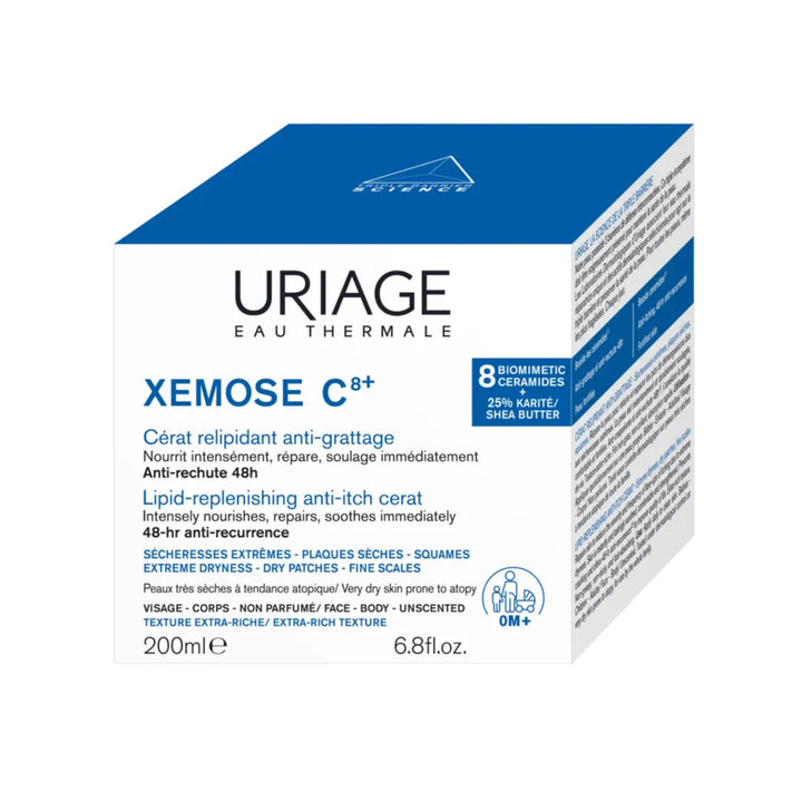 Uriage Xemose C8+ Lipid-Replenishing Anti-Itch Cerat 200 ml