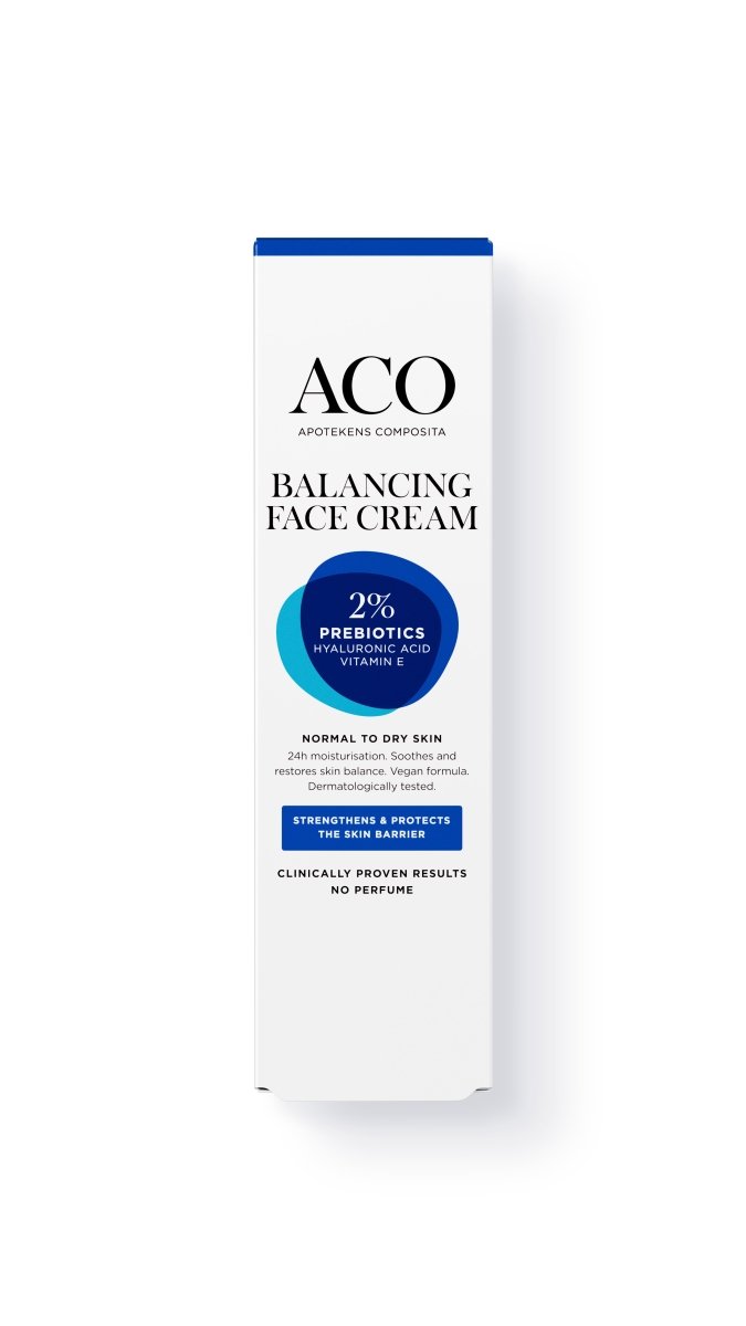 ACO Face Balancing Face Cream Protect 50 ml - Tehokas kasvovoide suojaamaan ja tasapainottamaan ihoa auringon haitallisilta säteiltä 