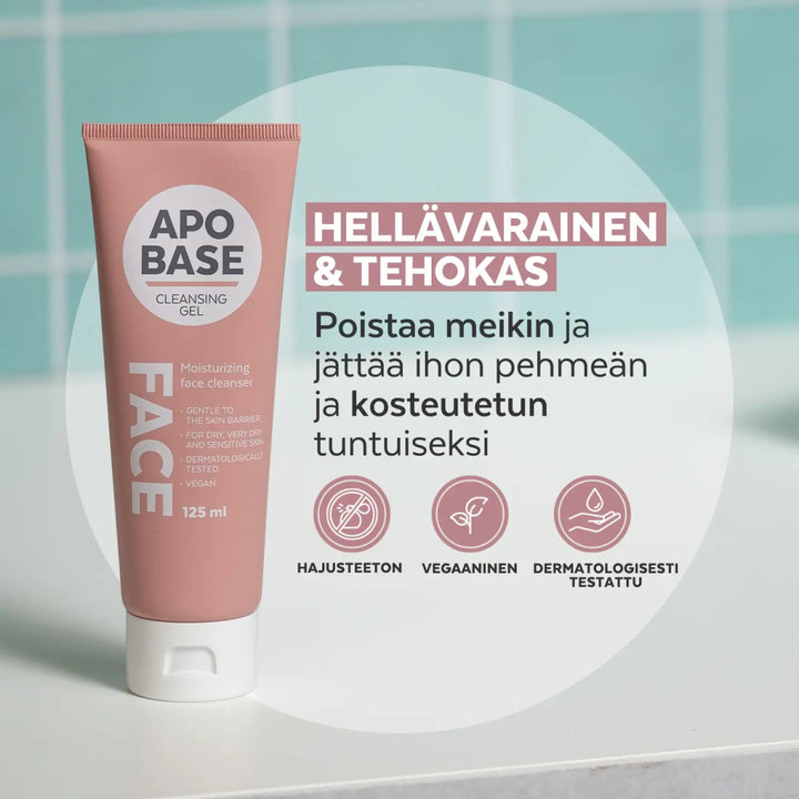 Apobase Cleansing Gel puhdistusgeeli kasvoille - Gentle and effective facial cleansing gel