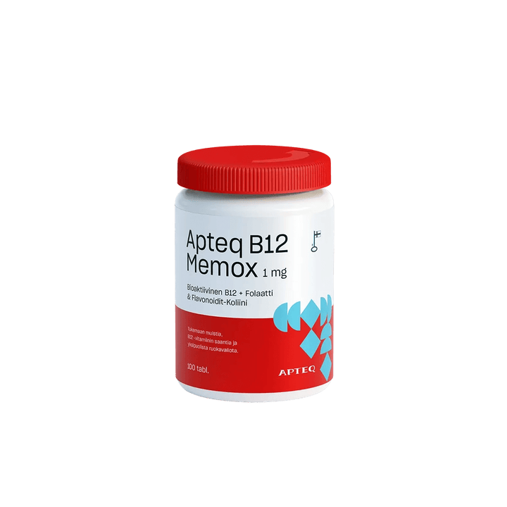 Apteq B12 Memox 1 Mg, 60 tabl ja 100 tabl - Apteekki 360 Helsinki - Verkkoapteekki